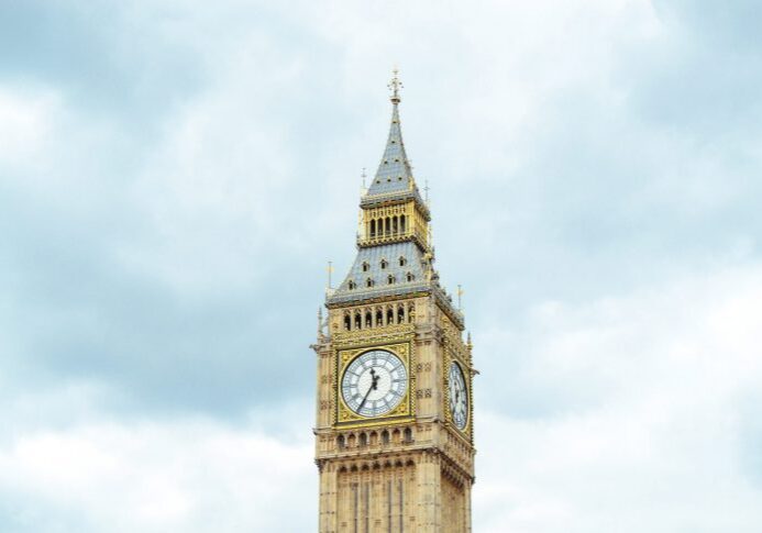 Big Ben on a cloudy day